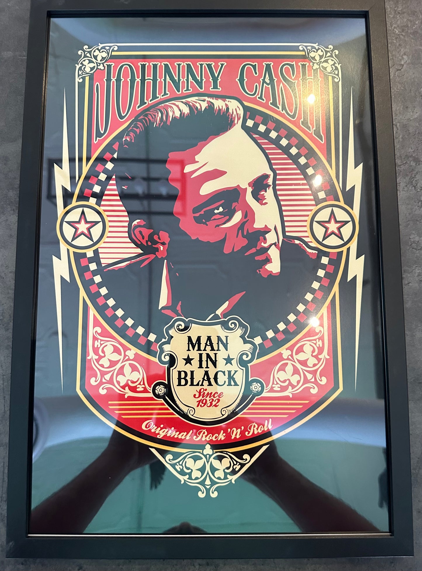 Johnny Cash - Man in Black Small Poster