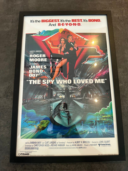 James Bond The Spy Who Loved Me Poster