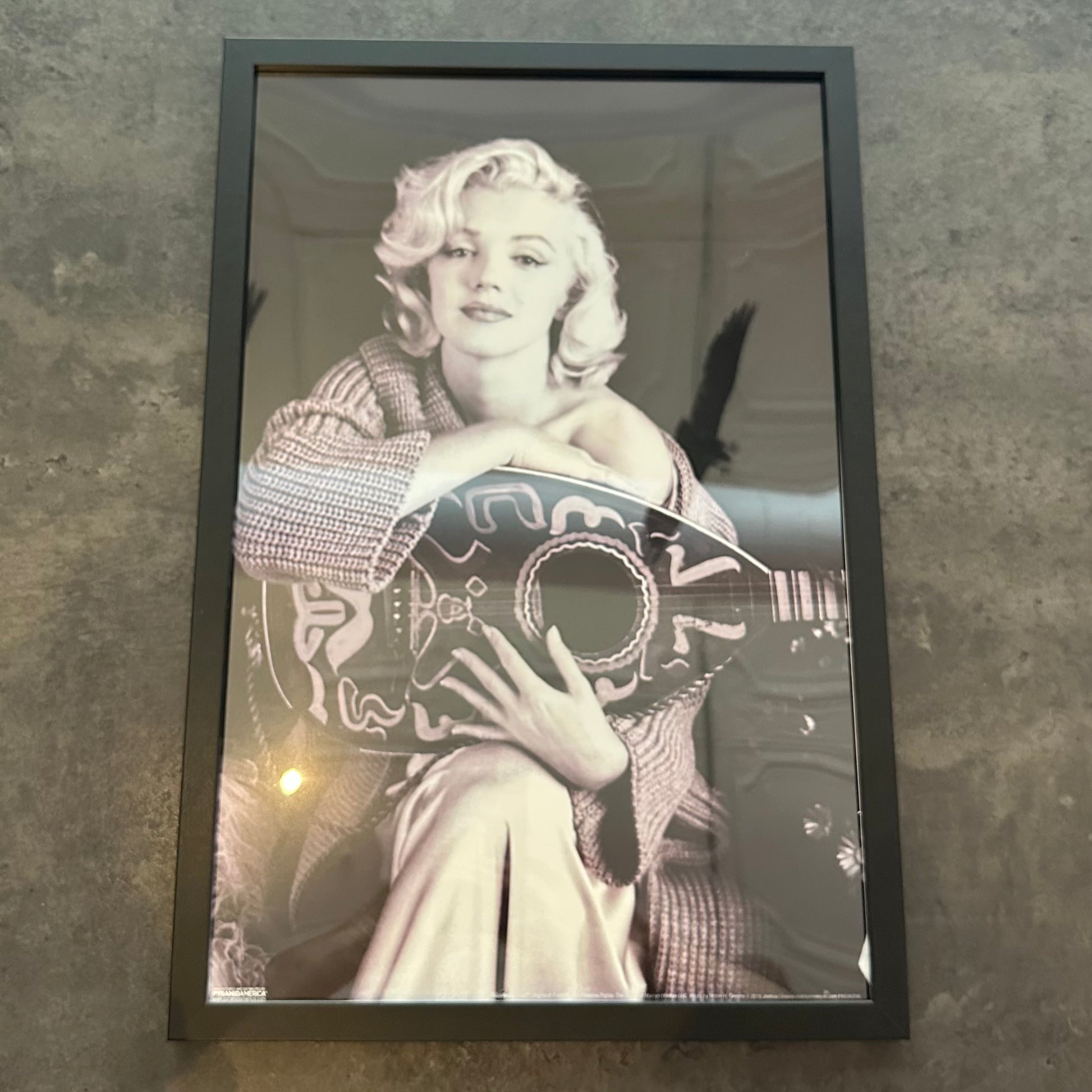 Marilyn Monroe with Mandolin Poster