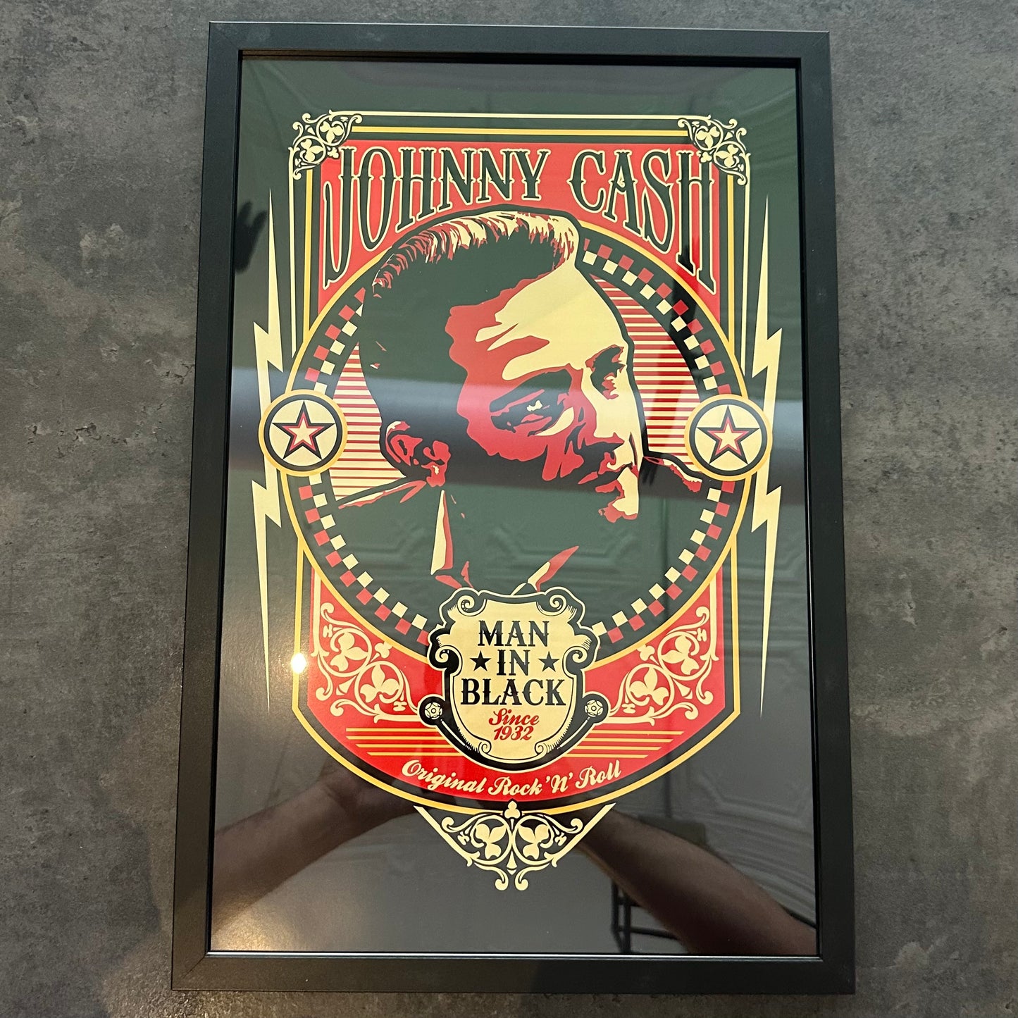 Johnny Cash - Man in Black Small Poster