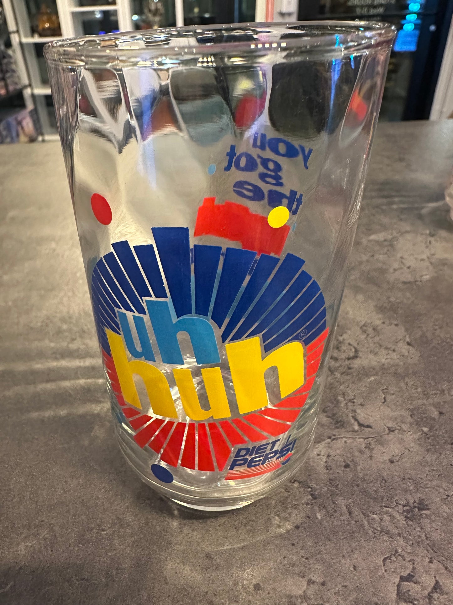 Set of 4 Diet Pepsi Glasses