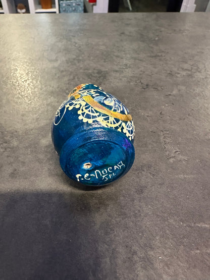 5 Piece Nesting Dolls Blue