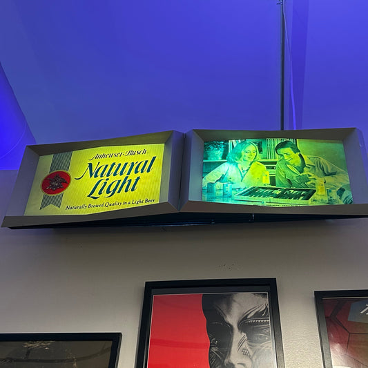 Natural Light Beer Sign