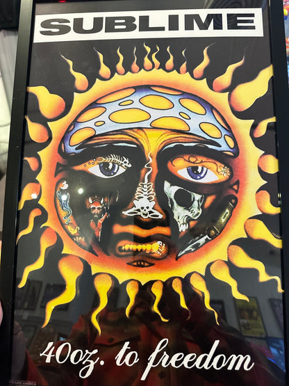 Sublime 40oz to Freedom Poster