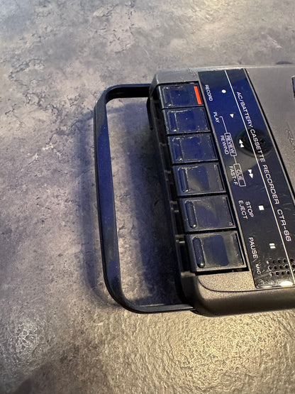 Realistic Radio Shack Old School Cassette Recorder