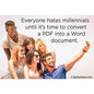 Millennials Magnet