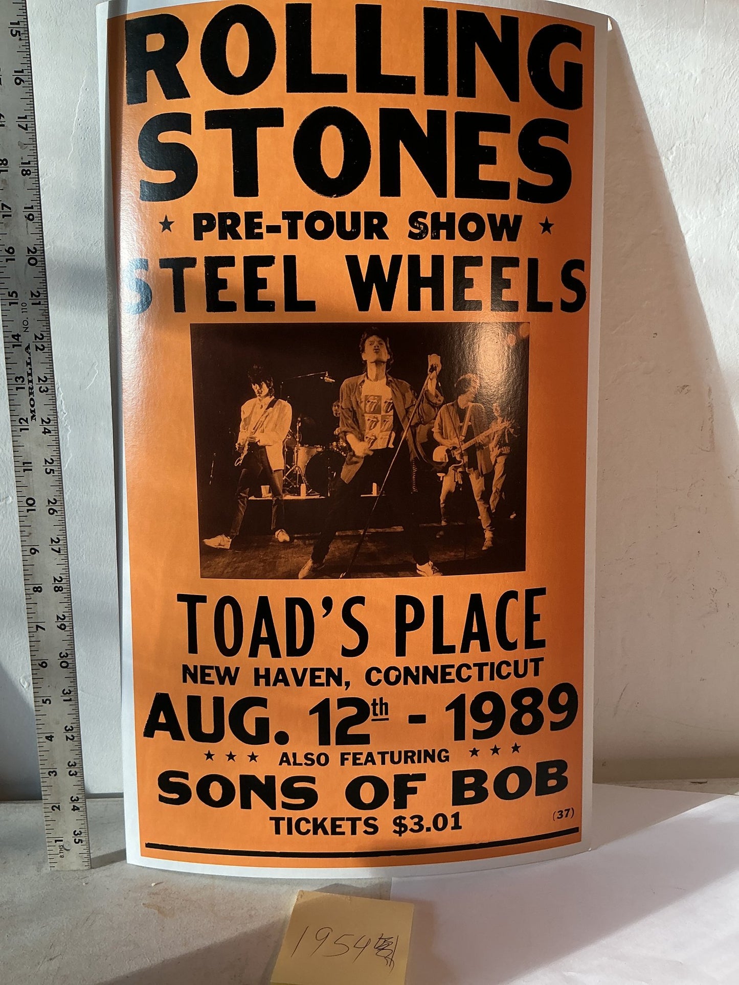 Framed Rolling Stones Concert Poster
