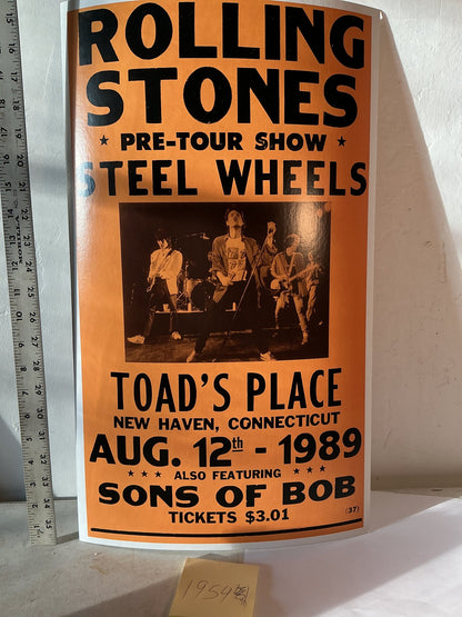 Framed Rolling Stones Concert Poster