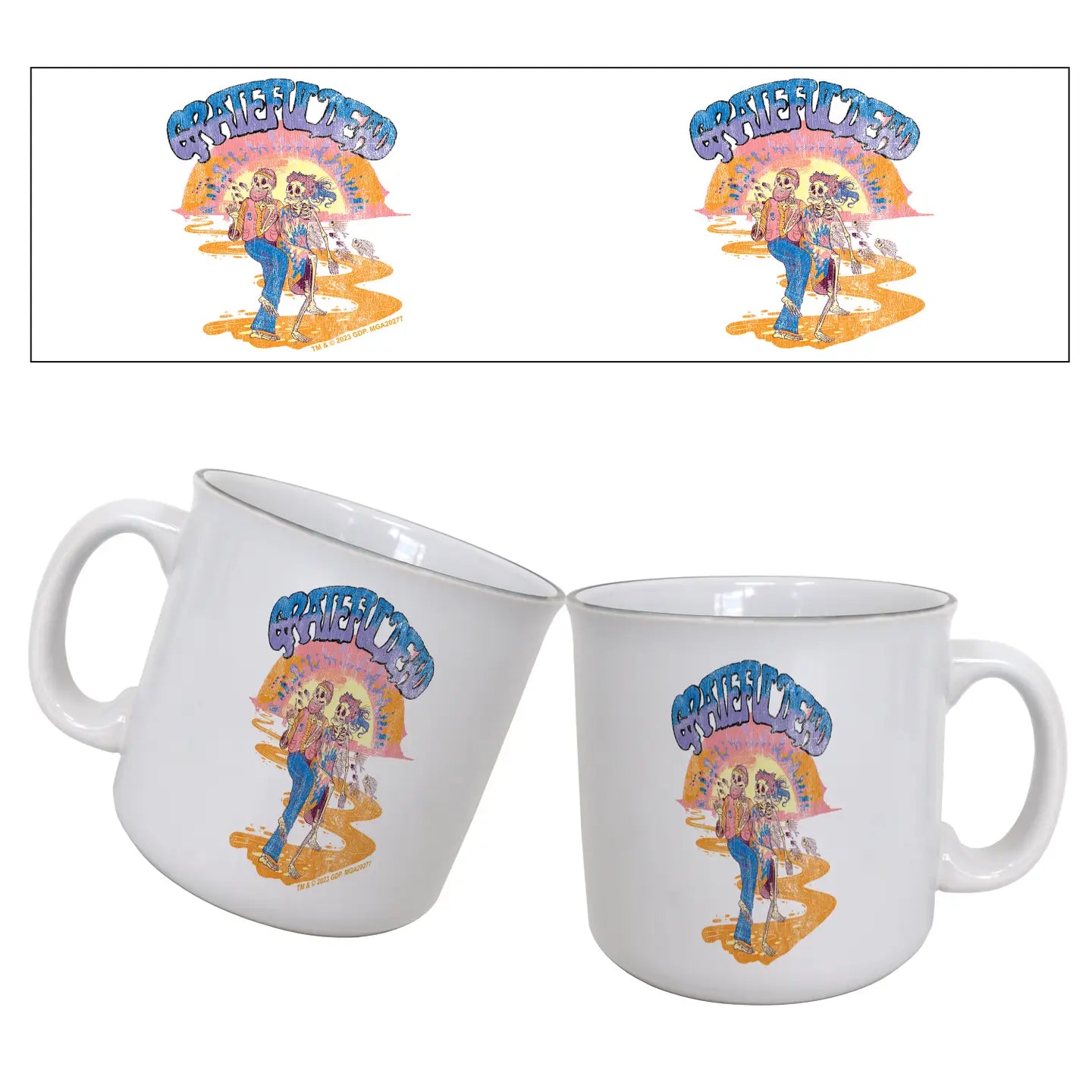 Grateful Dead Skeleton Mug