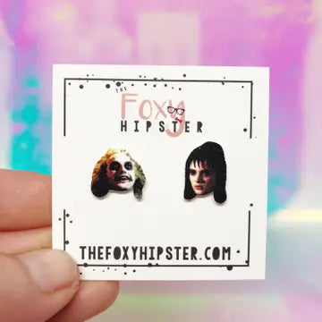 Beetlejuice Earrings