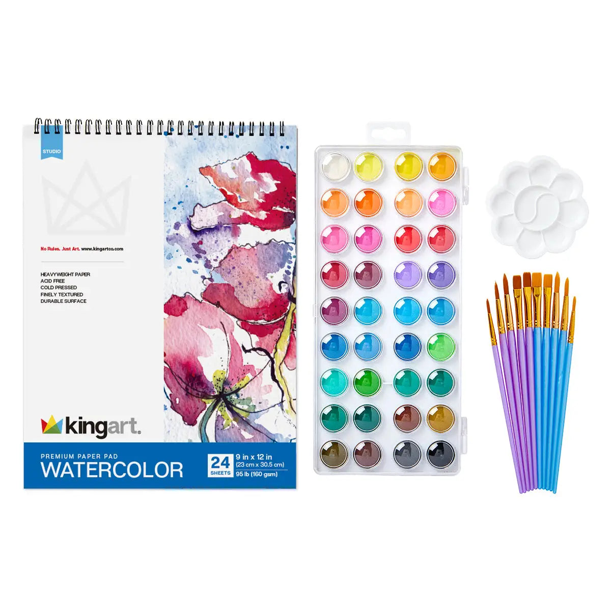 Watercolor Paint Set 48 Pc.