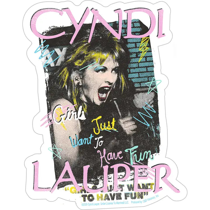 Cyndi Lauper Sticker