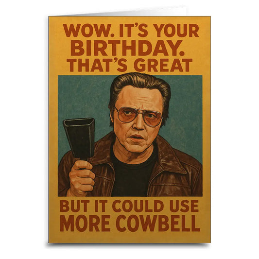 Cowbell Greeting Card