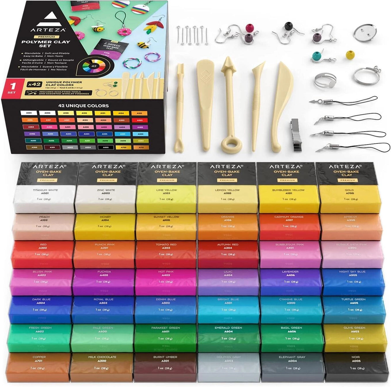 Arteza Polymer Clay Kit Set