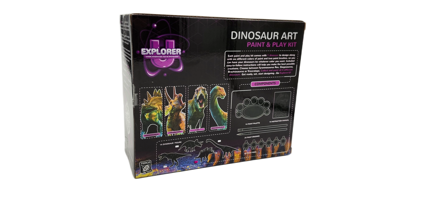 Dinosaur Paint and Play Kit