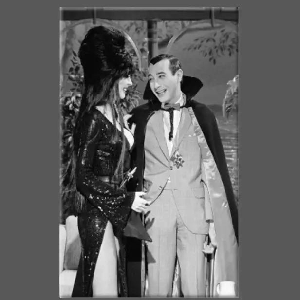Elvira and Pee Wee Magnet