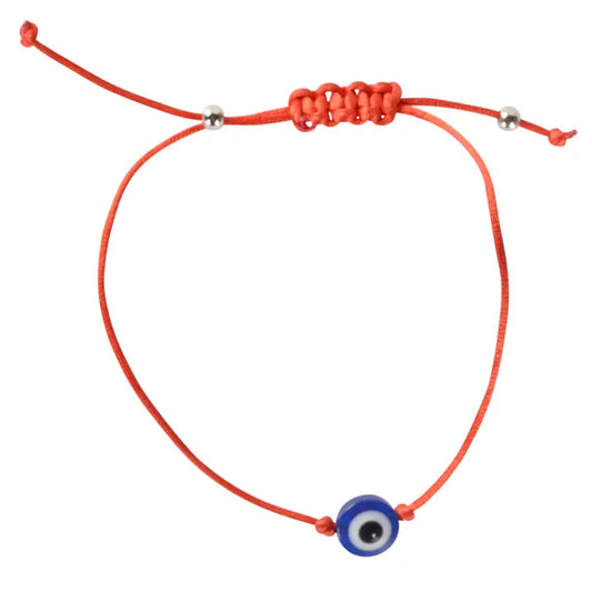 Evil Eye Pull Tie Bracelet
