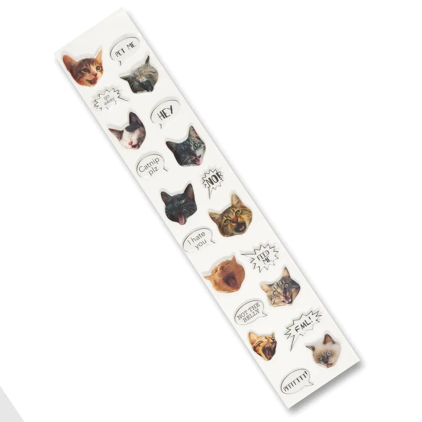Cat Puffy Sticker Sheet