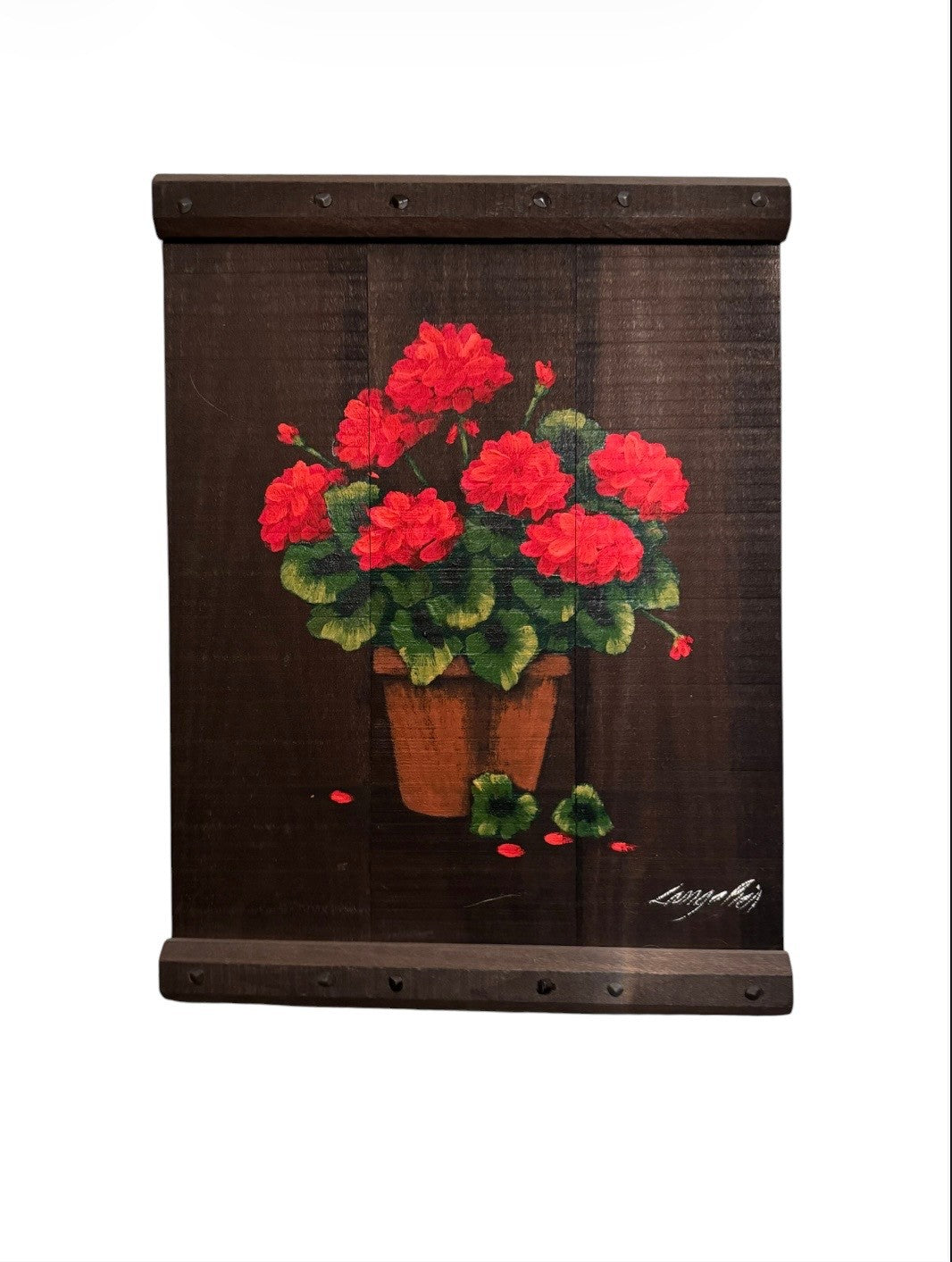 Geranium Folk Art