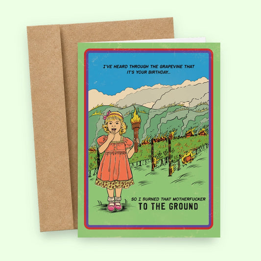 Grapevine Birthday Card
