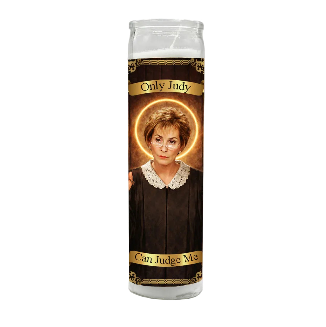 Saint Judge Judy Candle
