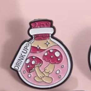 Mushroom Enamel Pin