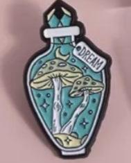 Mushroom Enamel Pin