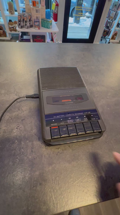 Realistic Radio Shack Old School Cassette Recorder