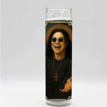 Saint Ozzy Osbourne Candle