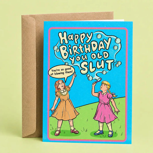 Bubbles Birthday Card