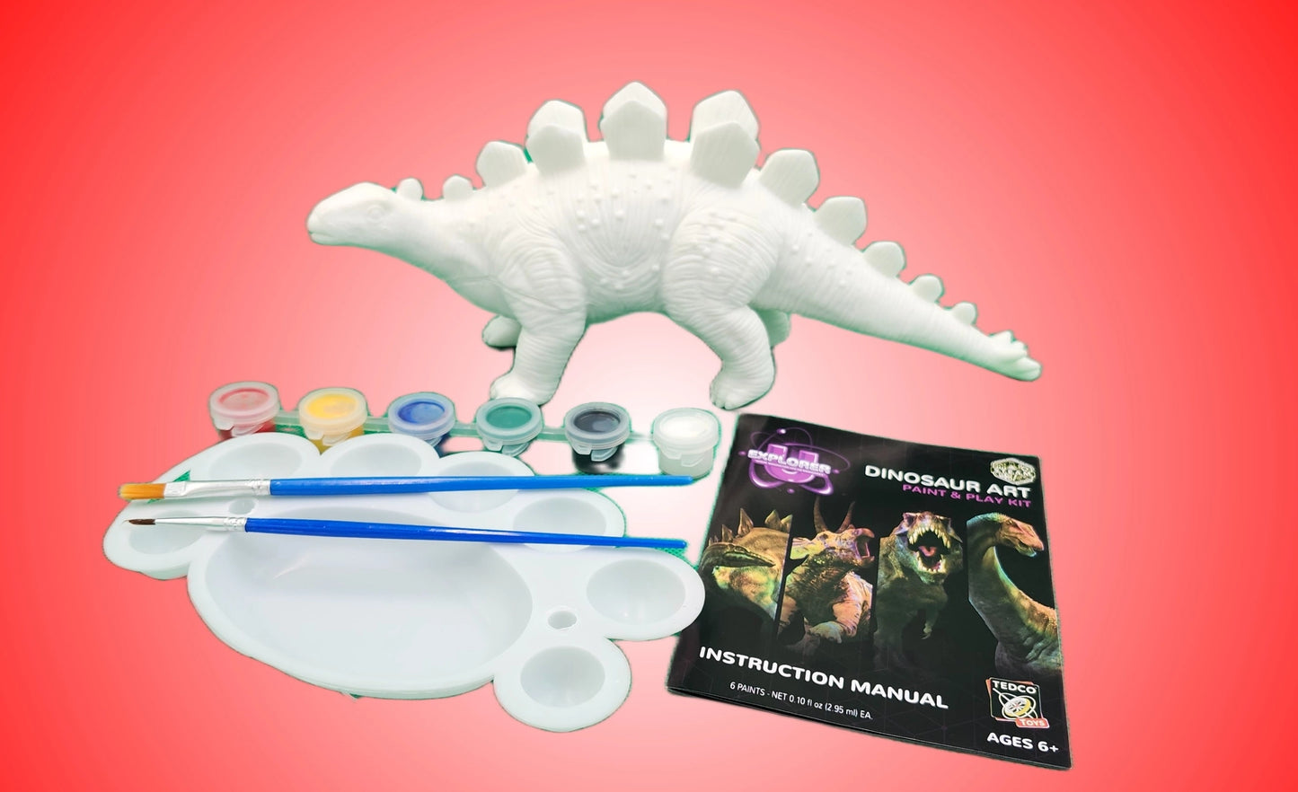 Dinosaur Paint and Play Kit