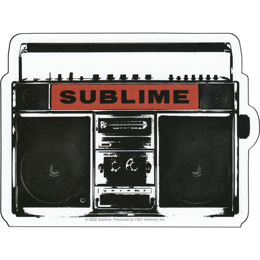Sublime Boombox Sticker
