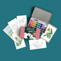 Tropical Florals Watercolor Painting Kit
