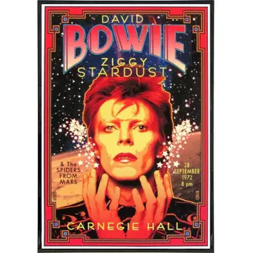 Framed Ziggy Stardust Poster Print